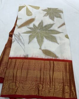 Eco Print Saree