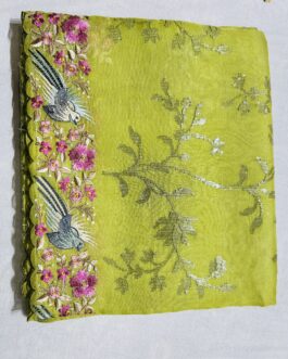 Fancy Saree with Floweral Work